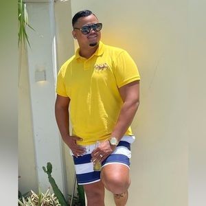 Yellow Ralph Lauren polo